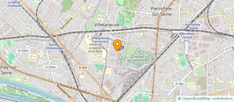 localisation de l'entreprise SCI FABRICE  VILLETANEUSE