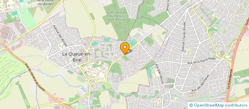 localisation de l'entreprise SCI FABRICE  LA QUEUE-EN-BRIE