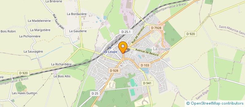 localisation de l'entreprise SCI FABRICE à LA LOUPE