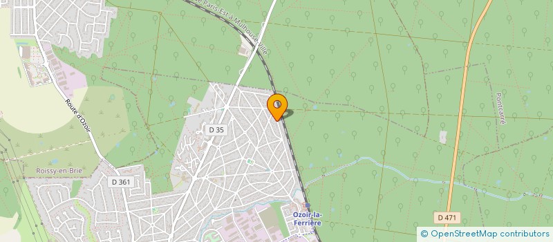 localisation de l'entreprise SCI FABRICE à OZOIR-LA-FERRIERE