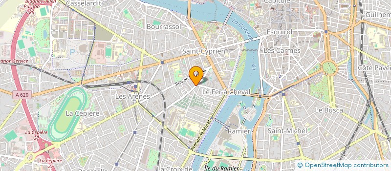 localisation de l'entreprise SCI FABRICE à TOULOUSE