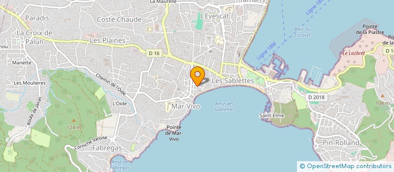 localisation de l'entreprise SCI FABRICE à LA SEYNE SUR MER