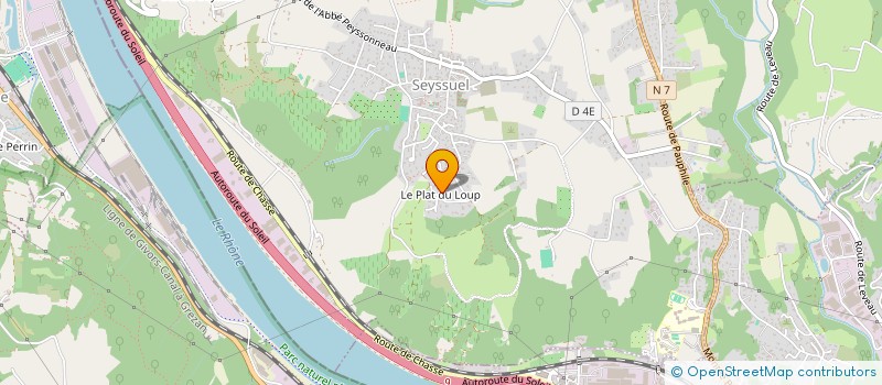 localisation de l'entreprise SCI FABRICE MALTEZ  SEYSSUEL