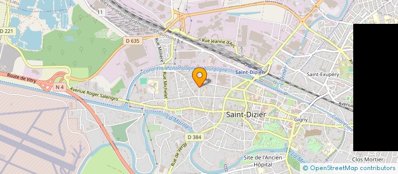 localisation de l'entreprise SCI FABRIMMO à SAINT-DIZIER