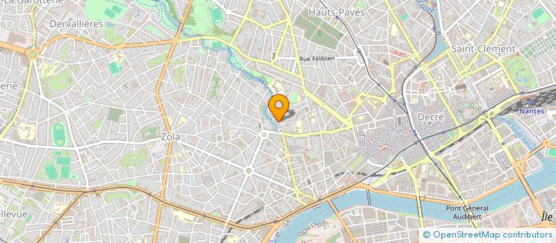 localisation de l'entreprise SCI FABRIS à NANTES