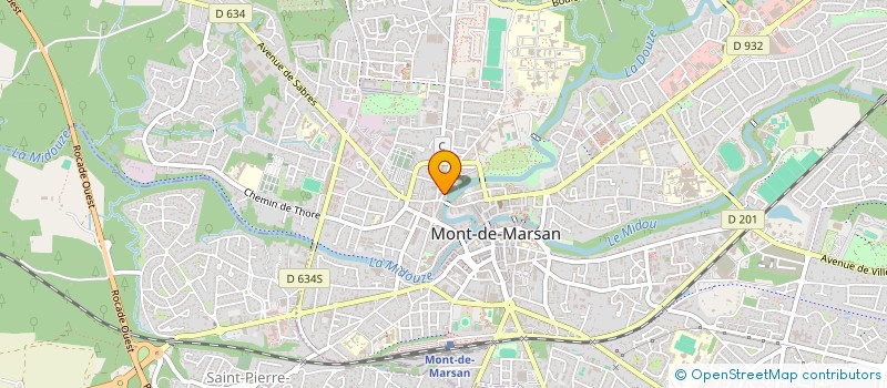 localisation de l'entreprise SCI FABRIS VASLIN à MONT-DE-MARSAN