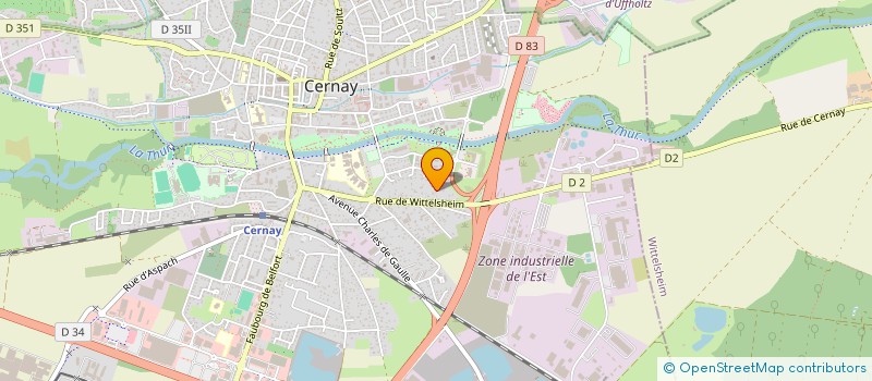 localisation de l'entreprise SCI FABRIZIO  CERNAY