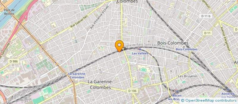 localisation de l'entreprise SCI FABRO à LA GARENNE COLOMBES