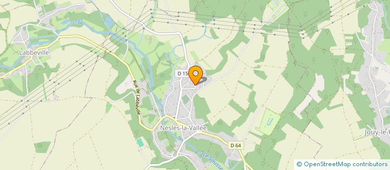 localisation de l'entreprise SCI FABROLIV  NESLES-LA-VALLEE