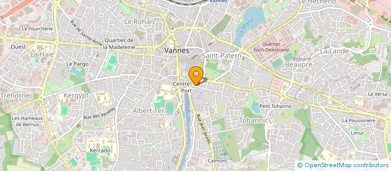 localisation de l'entreprise SCI FABY à VANNES