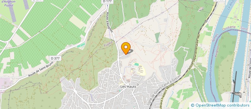 localisation de l'entreprise SCI FABYAN  VILLENEUVE-LES-AVIGNON