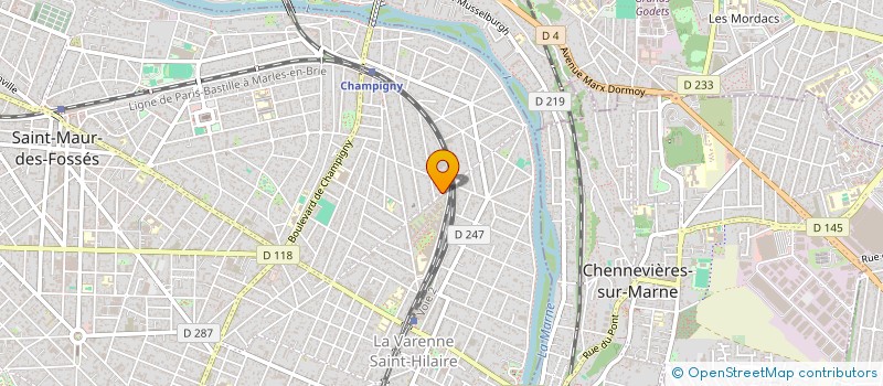 localisation de l'entreprise SCI FABYNE à SAINT-MAUR-DES-FOSSES