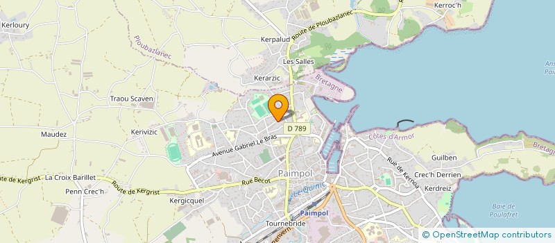 localisation de l'entreprise SCI FABYVO  PAIMPOL