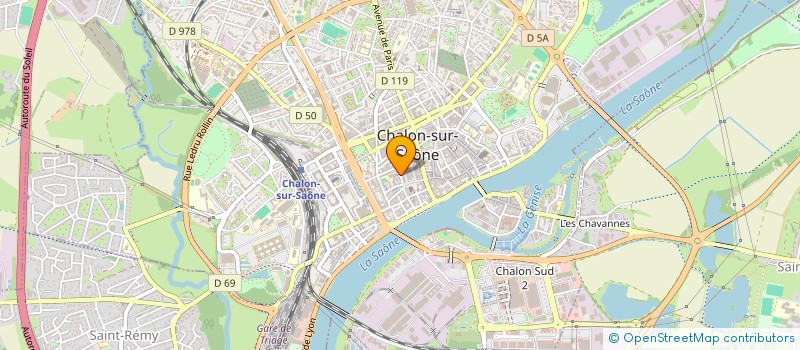 localisation de l'entreprise SCI FAC  CHALON-SUR-SAONE