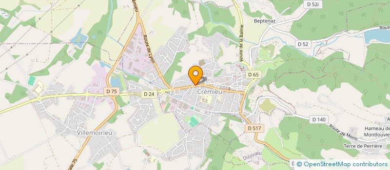 localisation de l'entreprise SCI FAC  CREMIEU