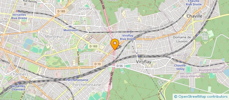 localisation de l'entreprise SCI FAC  VIROFLAY