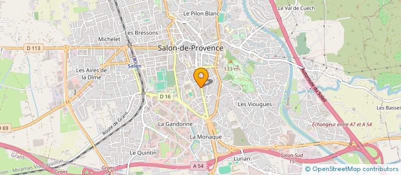 localisation de l'entreprise SCI FAC IMMO  SALON-DE-PROVENCE