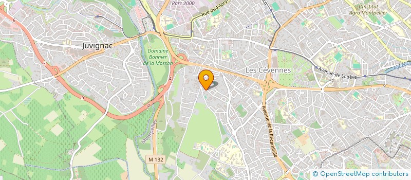 localisation de l'entreprise SCI FACAN à MONTPELLIER