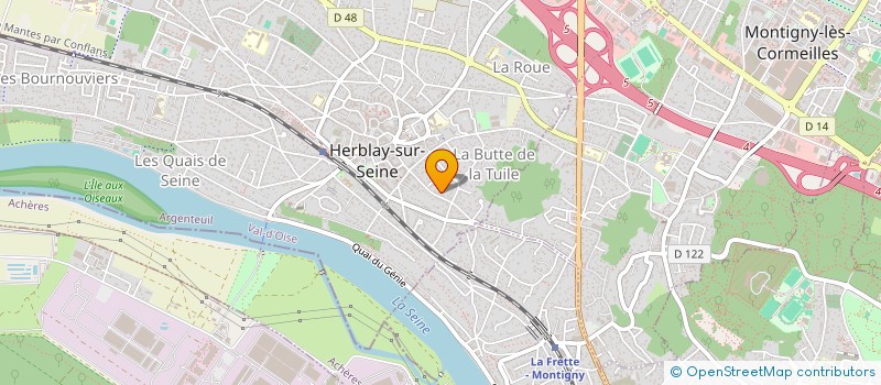 localisation de l'entreprise SCI FACCIMO  HERBLAY-SUR-SEINE