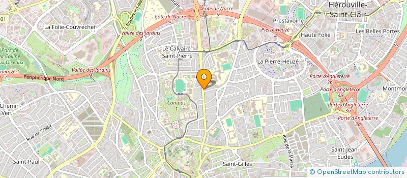 localisation de l'entreprise SCI FACDAT à CAEN