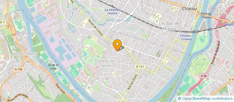 localisation de l'entreprise SCI FACE 24  CROISSY-SUR-SEINE