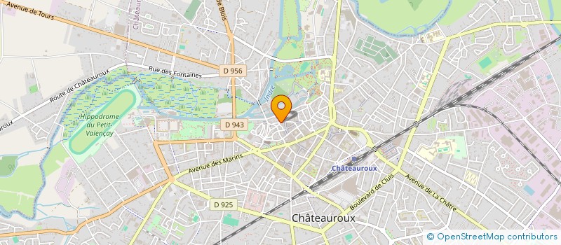 localisation de l'entreprise SCI FACE A SON DESTIN à CHATEAUROUX