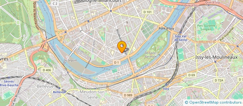 localisation de l'entreprise SCI FACE AU FLEUVE à BOULOGNE-BILLANCOURT