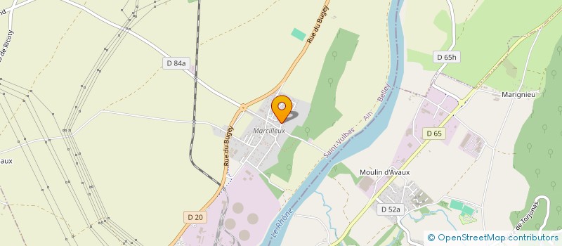 localisation de l'entreprise SCI FACE AU LAC  SAINT-SORLIN-EN-BUGEY