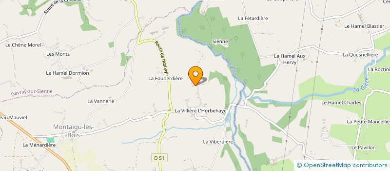 localisation de l'entreprise SCI FACE BNP1  MONTAIGU-LES-BOIS