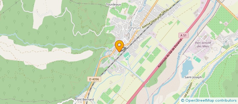 localisation de l'entreprise SCI FACE STERE  PEYRUIS