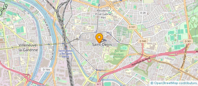 localisation de l'entreprise SCI FACED à SAINT-DENIS