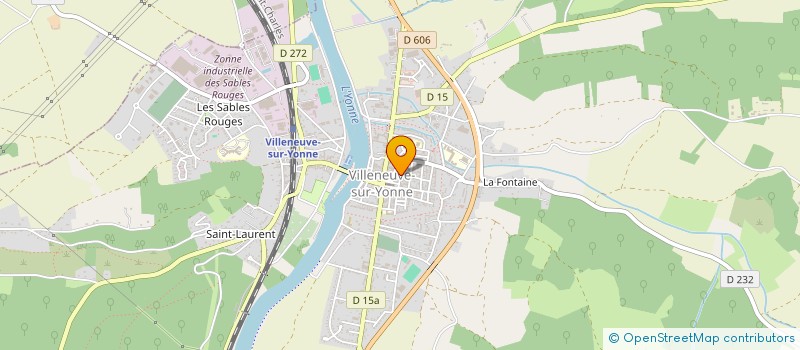 localisation de l'entreprise SCI FACELEMA  VILLENEUVE-SUR-YONNE