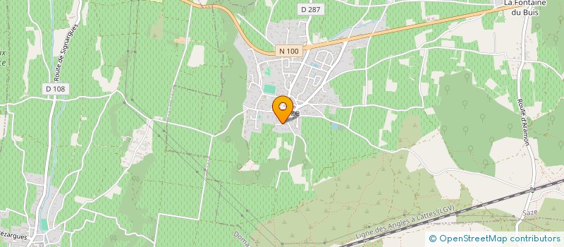 localisation de l'entreprise SCI FACENDA  SAZE