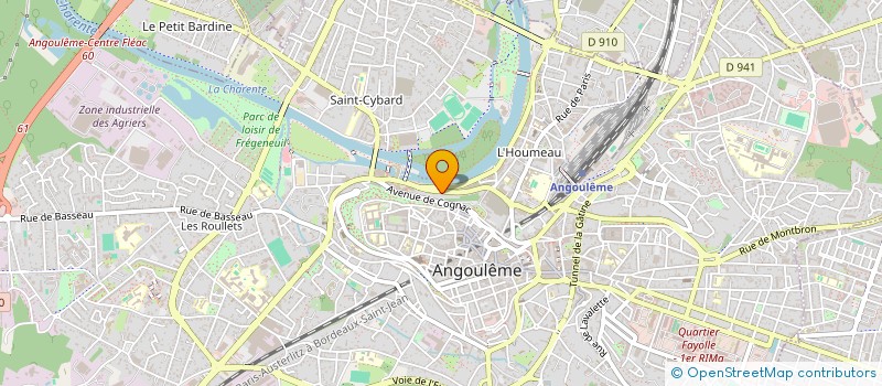 localisation de l'entreprise SCI FACEPAVI à ANGOULEME