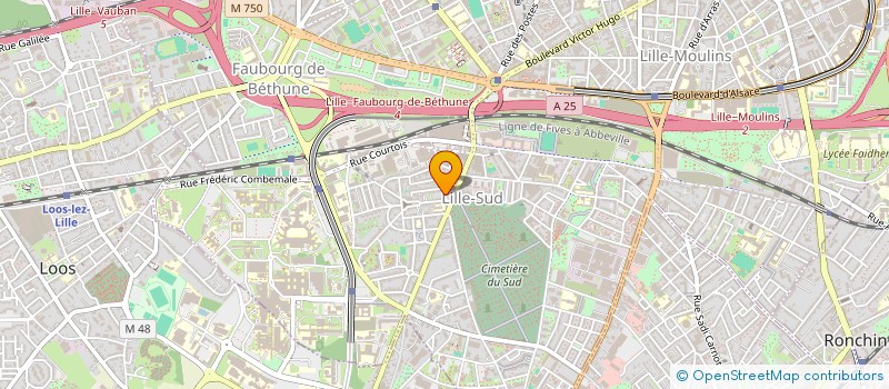 localisation de l'entreprise SCI FACHE à LILLE