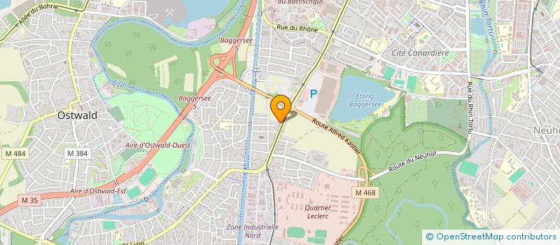 localisation de l'entreprise SCI FACHINGER  ILLKIRCH-GRAFFENSTADEN