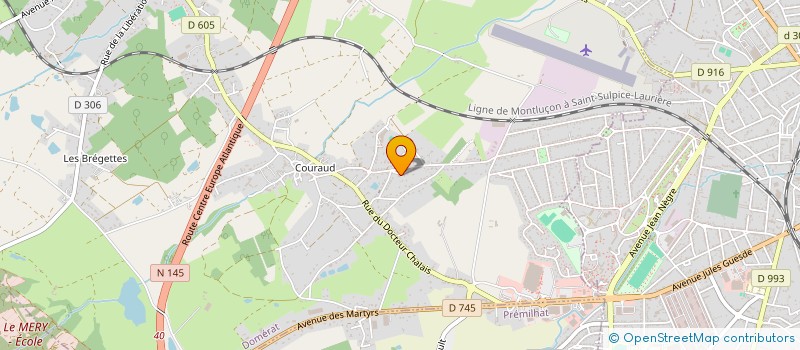 localisation de l'entreprise SCI FACLARE à DOMERAT