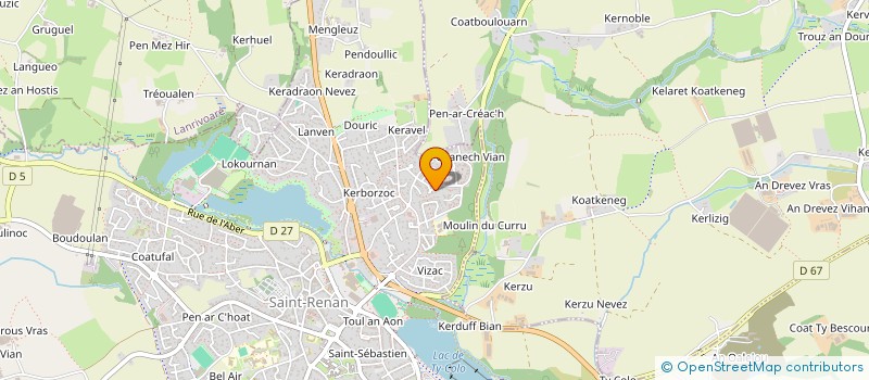 localisation de l'entreprise SCI FACM  MILIZAC-GUIPRONVEL