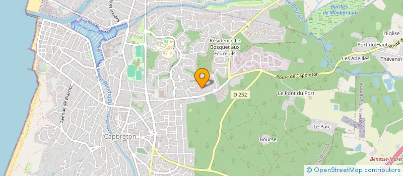 localisation de l'entreprise SCI FACMARIOTTE à CAPBRETON
