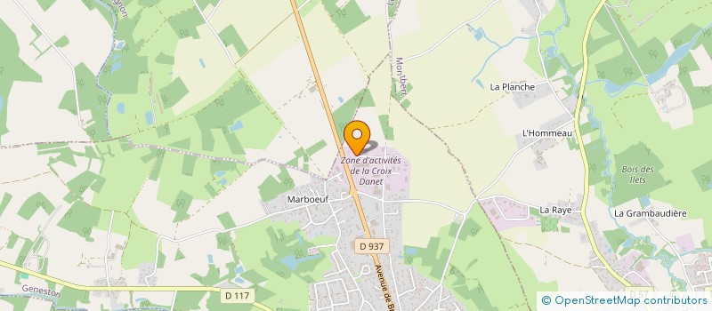 localisation de l'entreprise SCI FACOREN  GENESTON