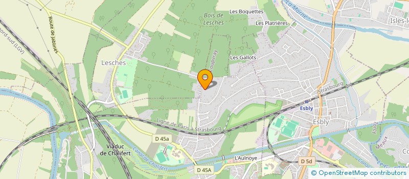 localisation de l'entreprise SCI FACORTH  COUPVRAY