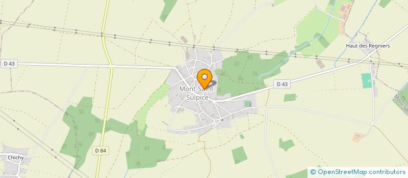 localisation de l'entreprise SCI FACOS  GURGY