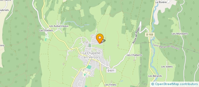 localisation de l'entreprise SCI FACSA à LA CHAPELLE-EN-VERCORS