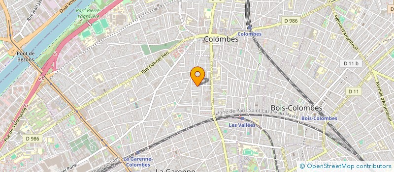 localisation de l'entreprise SCI FACTO 4 à COLOMBES