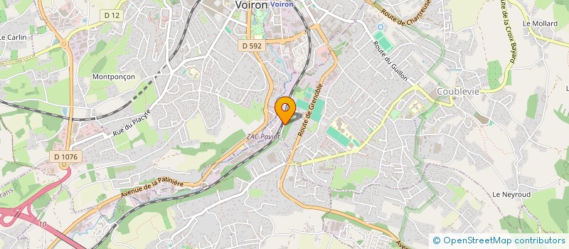 localisation de l'entreprise SCI FACTORIE  COUBLEVIE