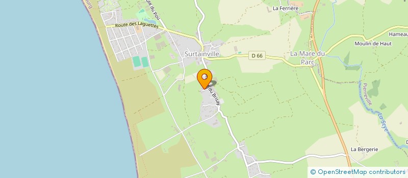 localisation de l'entreprise SCI FACTORY 50  SURTAINVILLE