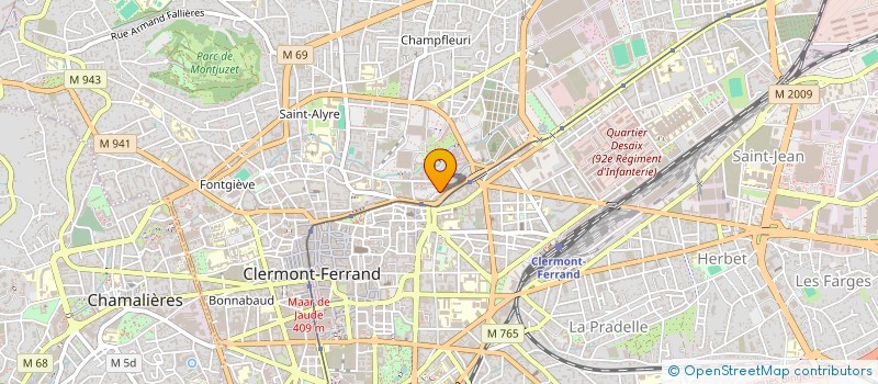 localisation de l'entreprise SCI FACTORY  CHAMALIERES