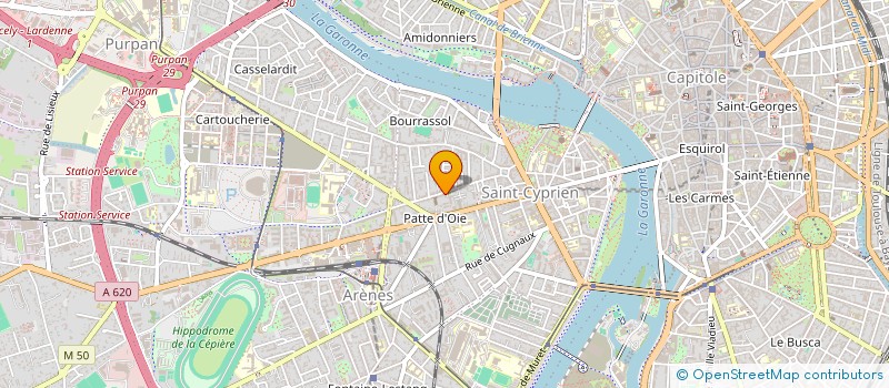 localisation de l'entreprise SCI FACTORY  TOULOUSE