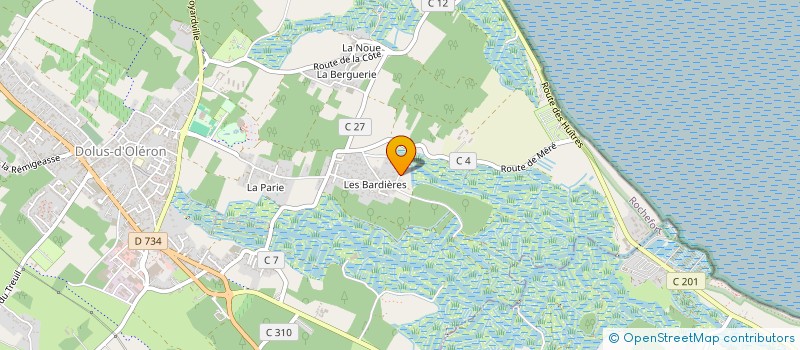 localisation de l'entreprise SCI FACTORY  DOLUS-D'OLERON