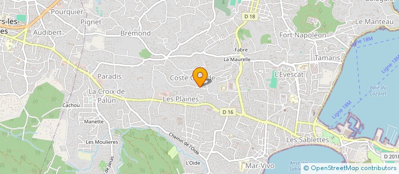 localisation de l'entreprise SCI FACUSTODILI à LA SEYNE-SUR-MER